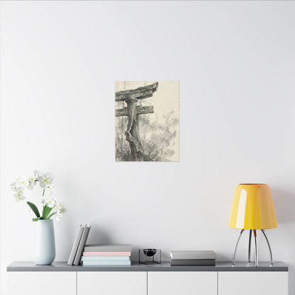 Torii Gate Summer Canvas Art | Zen Tranquil Design