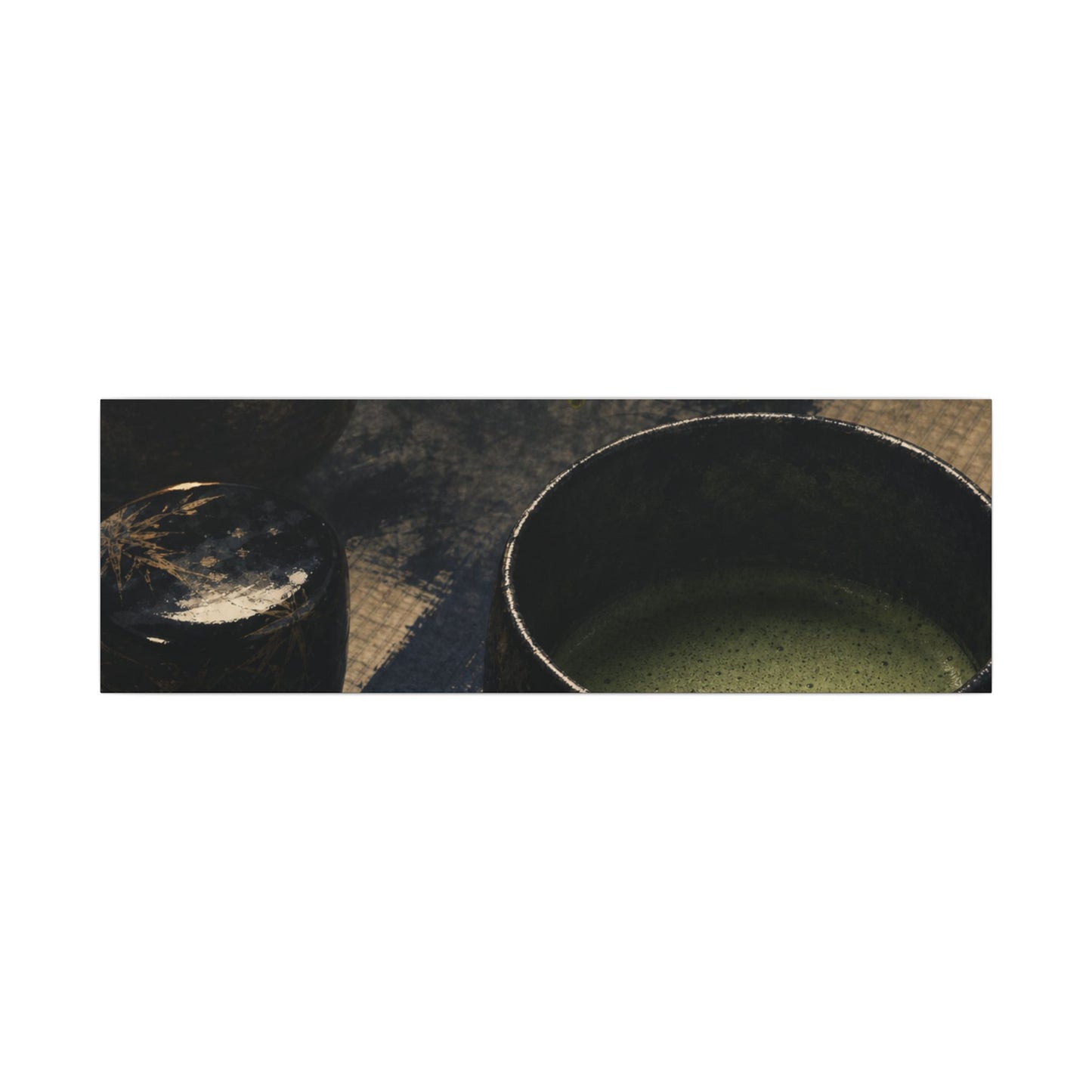 Ma Tea Ceremony Canvas Art - Zen Sumi E