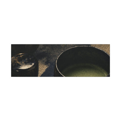 Ma Tea Ceremony Canvas Art - Zen Sumi E