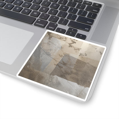 Shadow Play Sticker | Winter Japandi Texture Art