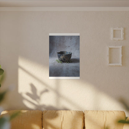 Ceramic Bowl Spring Canvas Art | Japandi Warm Design