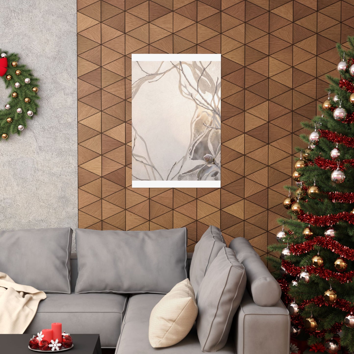 Golden Hour Shoji Screen Wall Art Print - Japandi Datsuzoku