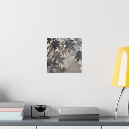 Shadow Play Texture Canvas Art | Cozy Japandi Art