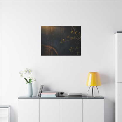 Spring Rust Patina Dark Texture Canvas Art | Moody Decor