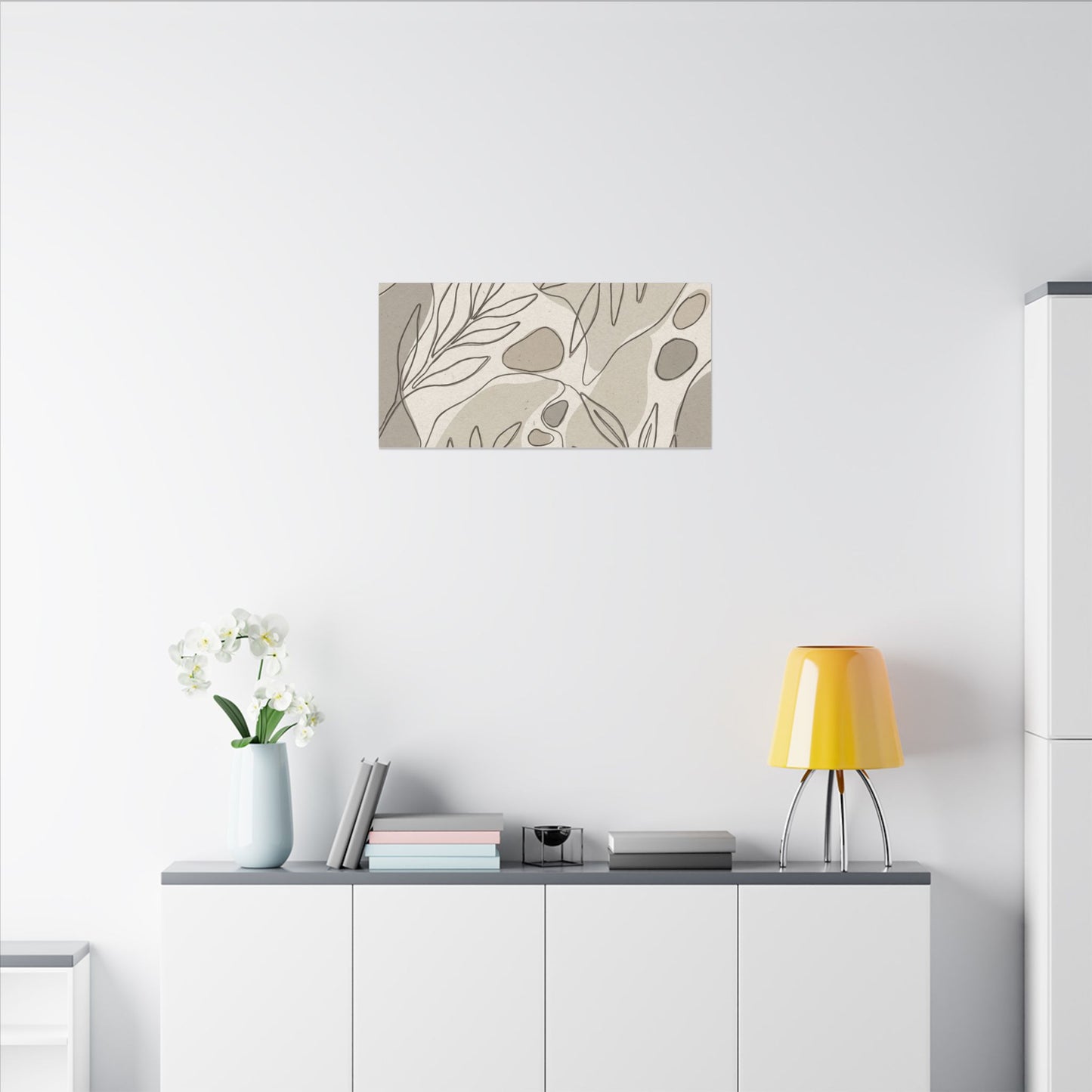 Japandi Minimal Line Canvas Art