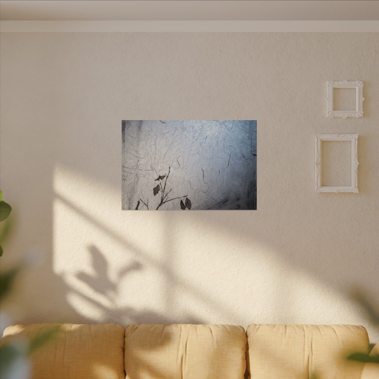 Moonlight Shoji Screen Canvas Art - Japandi Shibui