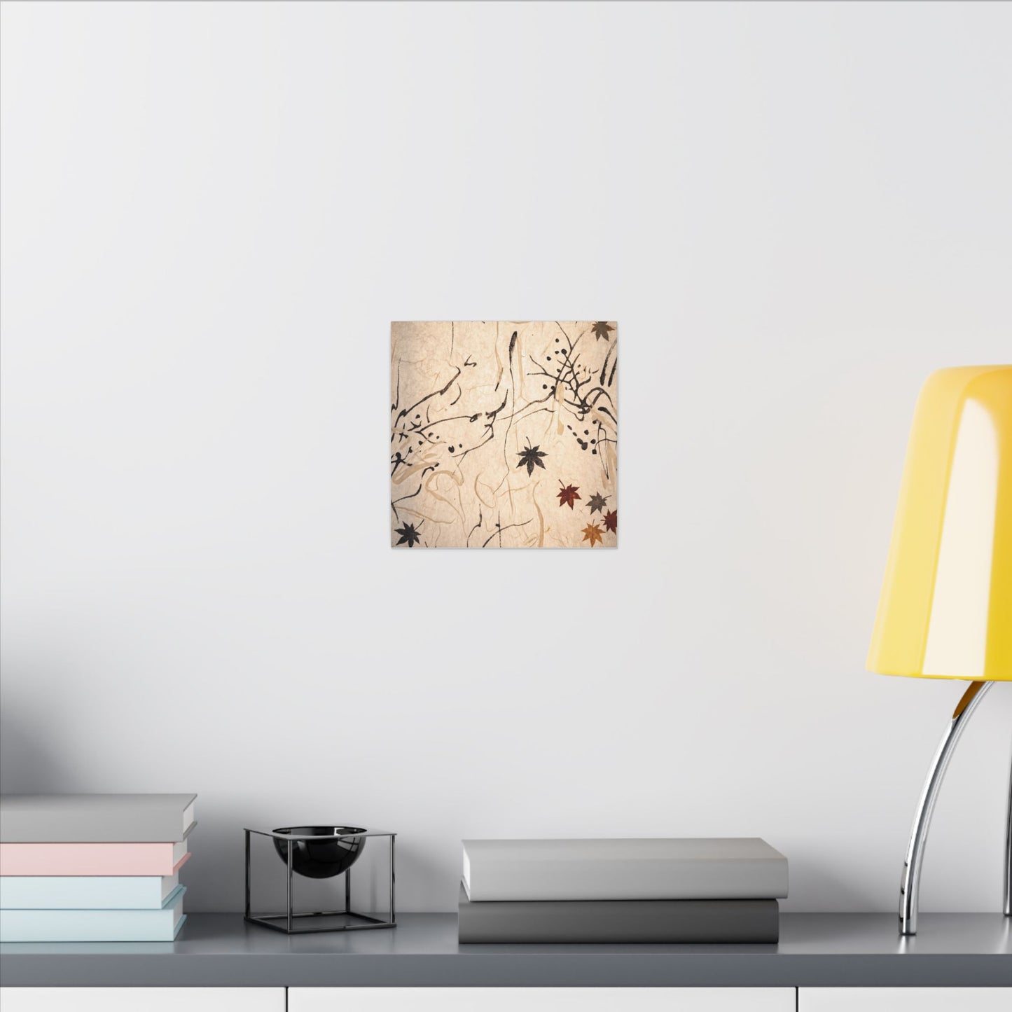 Golden Hour Shoji Screen Canvas Art - Japandi Fukinsei