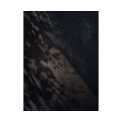 Moody Shadow Play Wall Art Print - Moody Minimal Dark Japandi