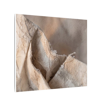 Japandi Paper Fold in Candlelight | Watercolor Canvas Art