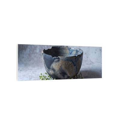 Ceramic Bowl Spring Canvas Art | Japandi Warm Design