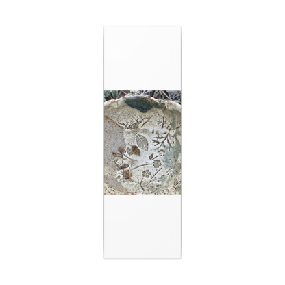 Ceramic Bowl Winter Canvas Art | Japandi Earthy Design