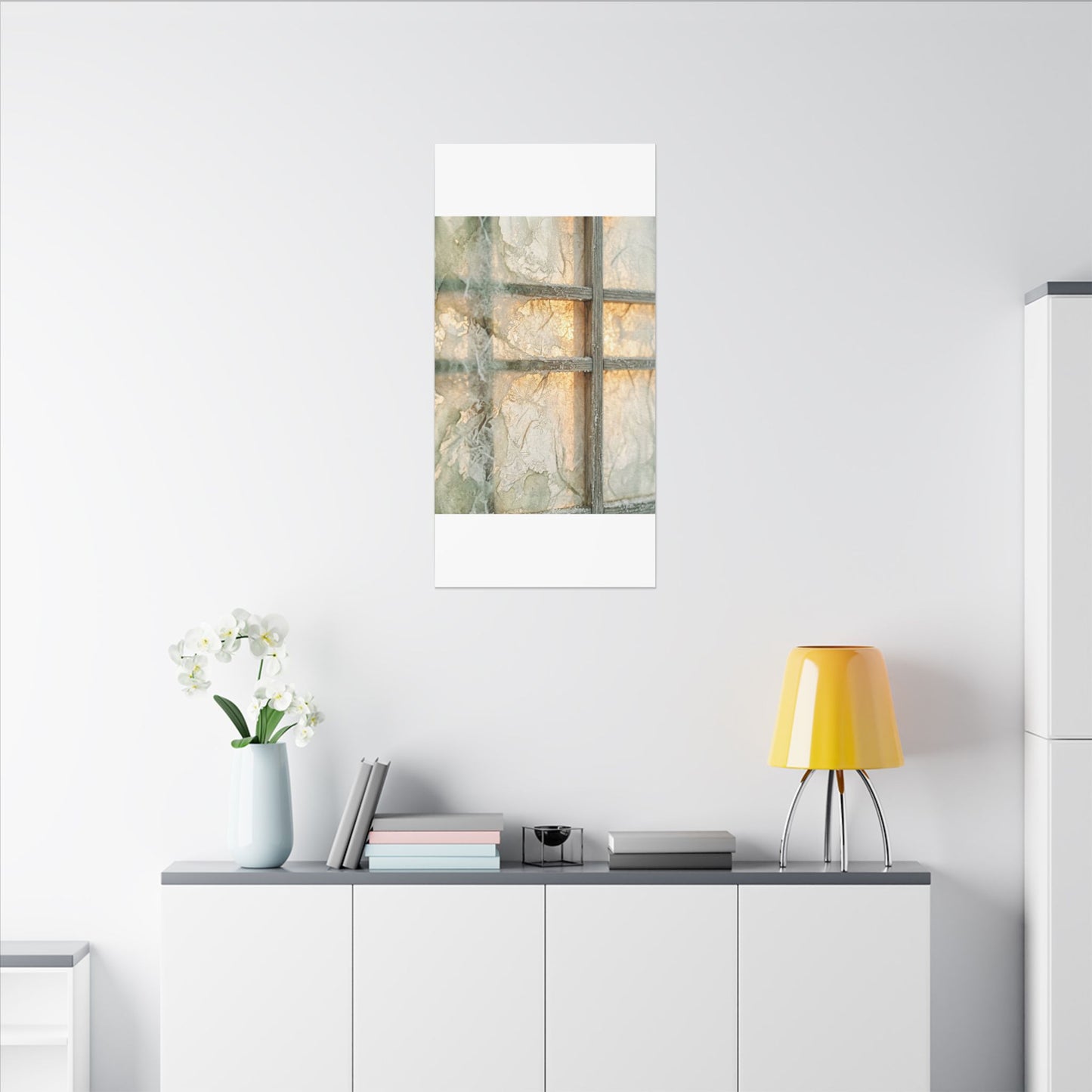 Ceramic Bowl Spring Canvas Art | Japandi Earthy Design