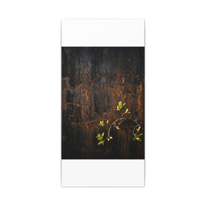 Golden Hour Rust Patina Canvas Art - Dark Japandi Fukinsei