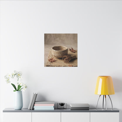 Ma Tea Ceremony Canvas Art - Japandi Texture