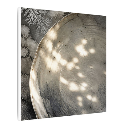 Ceramic Bowl Watercolor Canvas Art | Warm Japandi Art