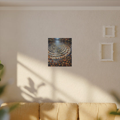 Moonlight Water Ripple Canvas Art - Kintsugi Fukinsei