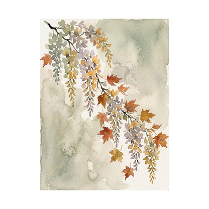 Golden Hour Wisteria Wall Art Print - Japandi Ma