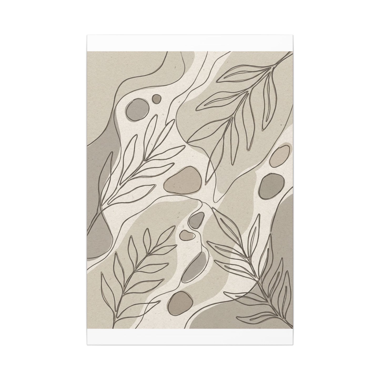 Japandi Minimal Line Canvas Art