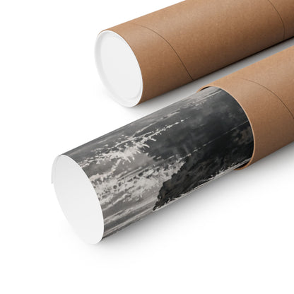Dappled Incense Smoke Wall Art Print - Zen Seijaku