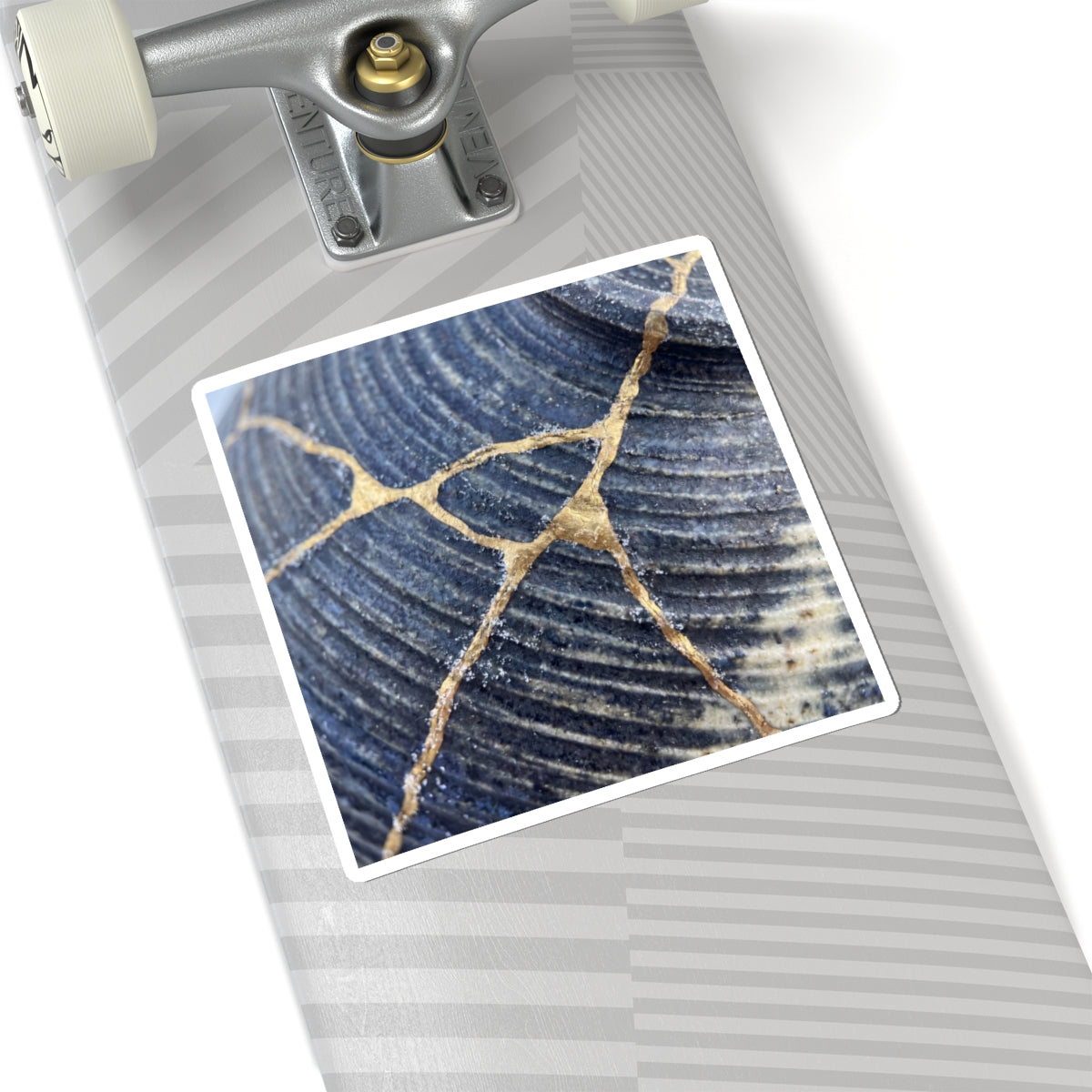 Shibui Water Ripple Sticker - Kintsugi Gold Repair