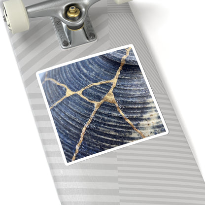 Shibui Water Ripple Sticker - Kintsugi Gold Repair