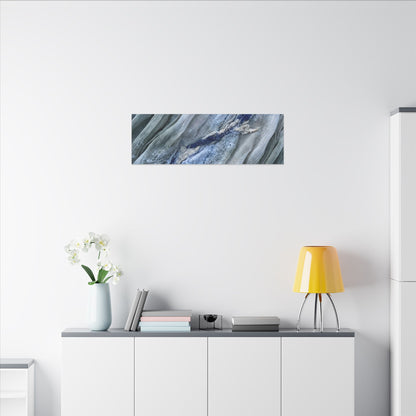 Moonlight Silk Drape Canvas Art - Japandi Mono No Aware