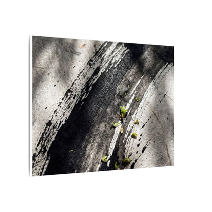 Ink Brushstroke Canvas Art | Spring Dark Japandi Moody Minimal Art