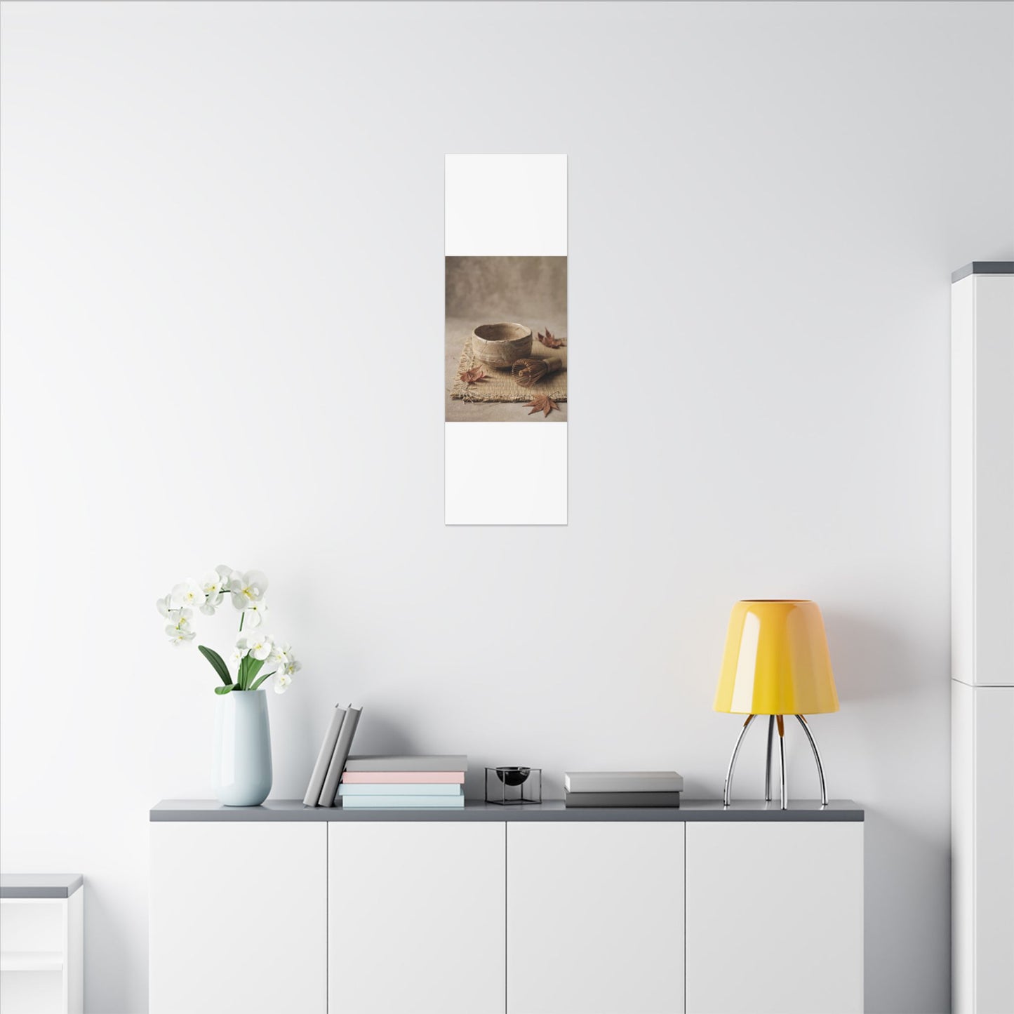 Ma Tea Ceremony Canvas Art - Japandi Texture
