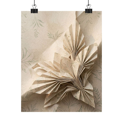 Dawn Paper Fold Wall Art Print - Japandi Fukinsei Art Print