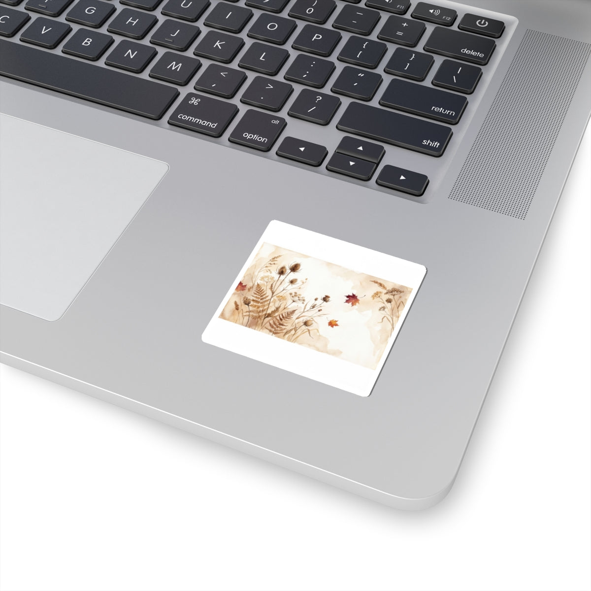 Dried Flowers Autumn Sticker | Japandi Earthy Design