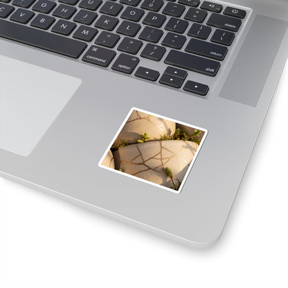 Broken Pottery Gold Vein Sticker | Artful Kintsugi Art