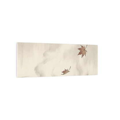 Lotus Flower Canvas Art | Autumn Zen Ukiyo E Inspired Art