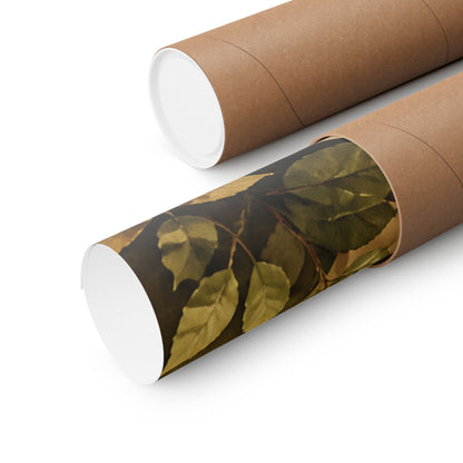 Golden Hour Paper Fold Wall Art Print - Japandi Ma