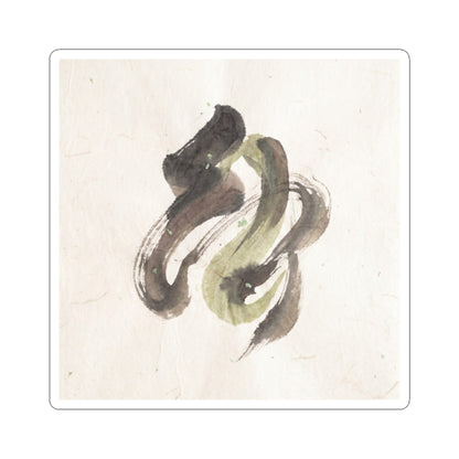 Ink Brushstroke Sticker | Spring Japandi Japanese Pattern Art