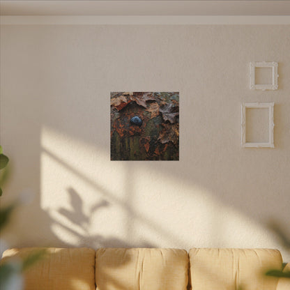 Datsuzoku Rust Patina Canvas Art - Dark Japandi Moody Minimal