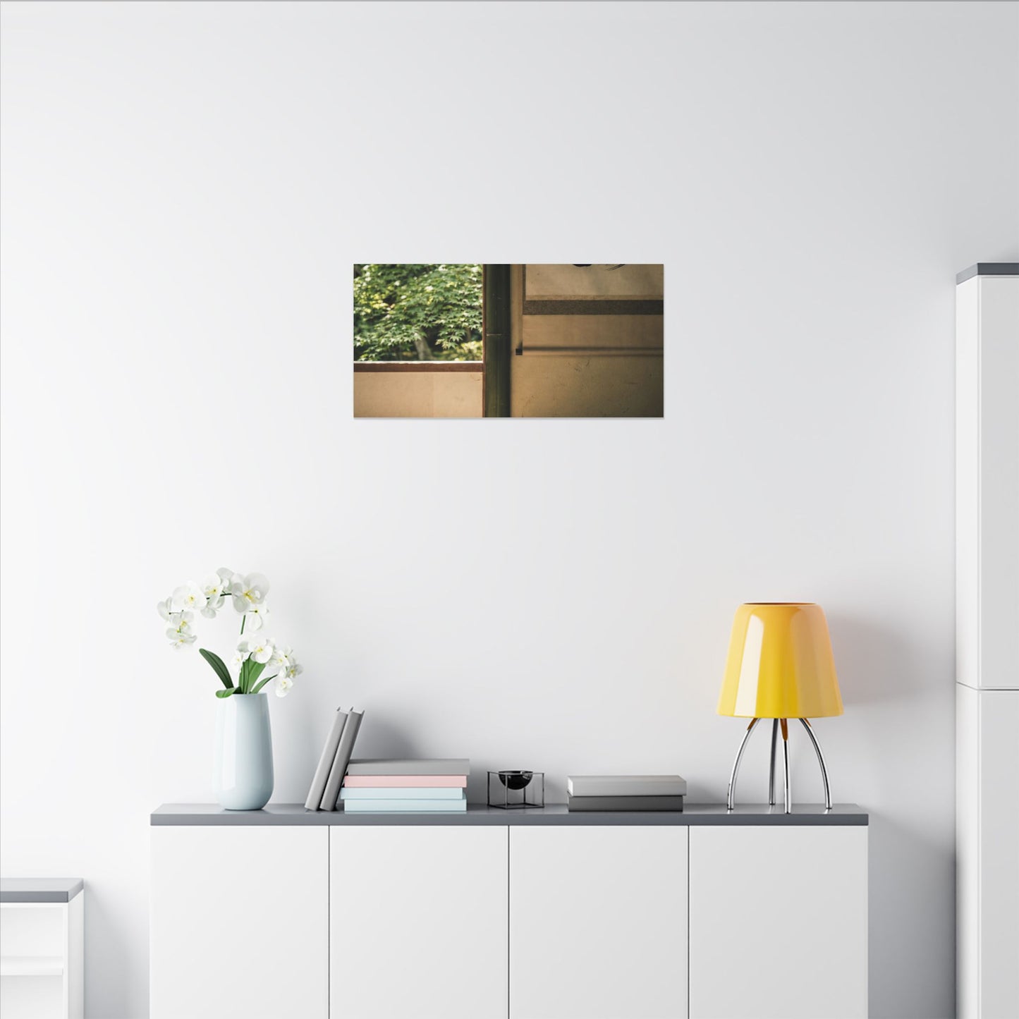 Tea Ceremony Enso Canvas Art | Serene Zen Art