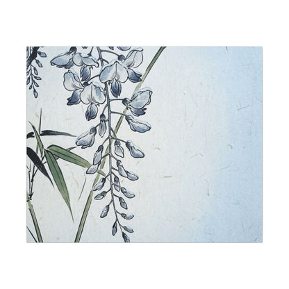 Zen Wisteria in Moonlight | Ukiyo E Inspired Canvas Art