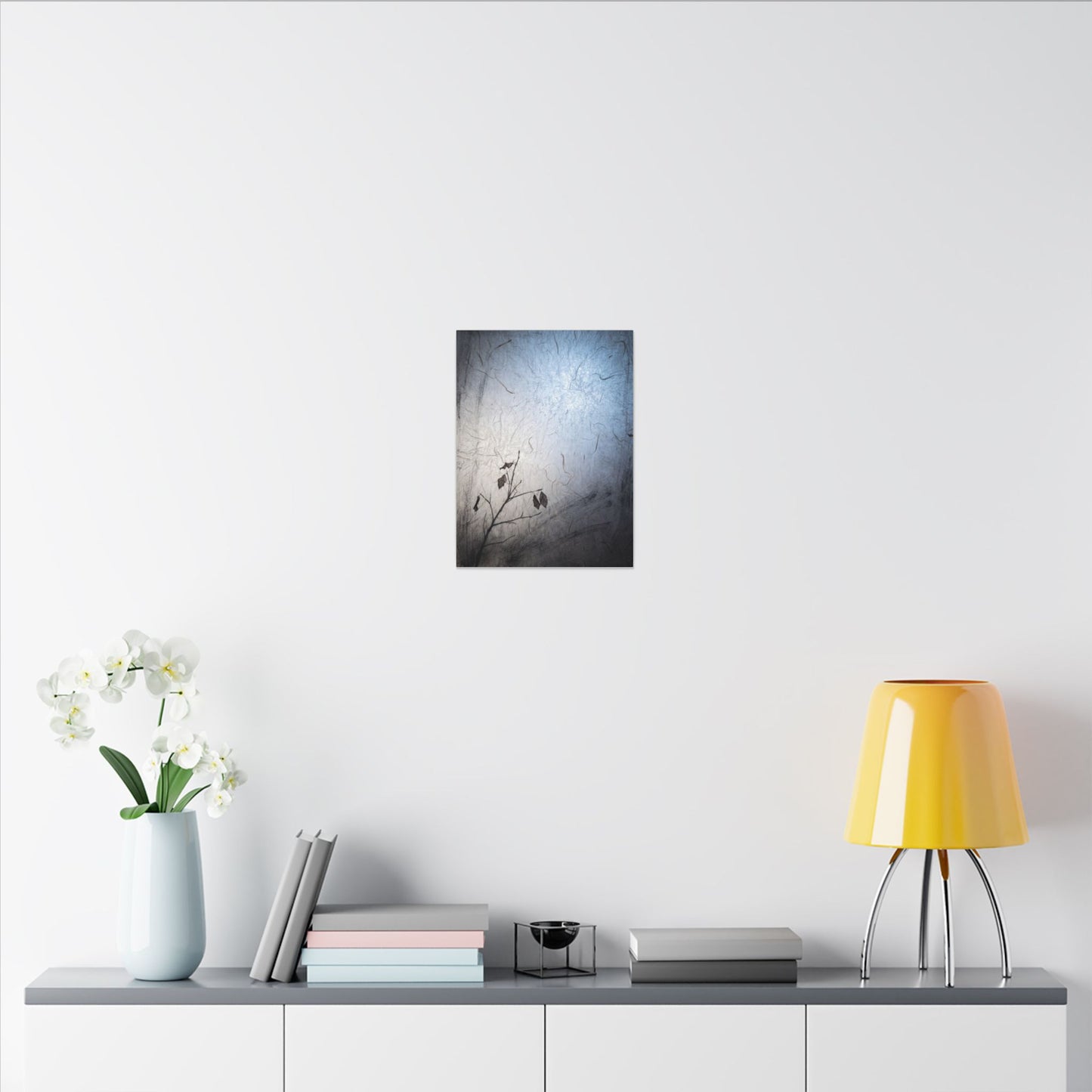 Moonlight Shoji Screen Canvas Art - Japandi Shibui