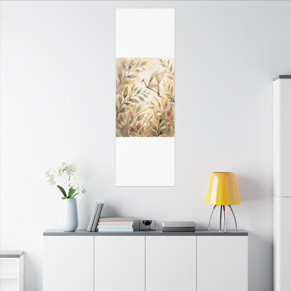 Fukinsei Paper Fold Canvas Art - Japandi Watercolor