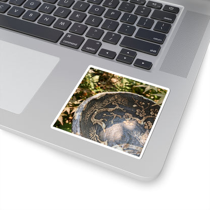 Ceramic Bowl Summer Sticker | Japandi Warm Design Art Print