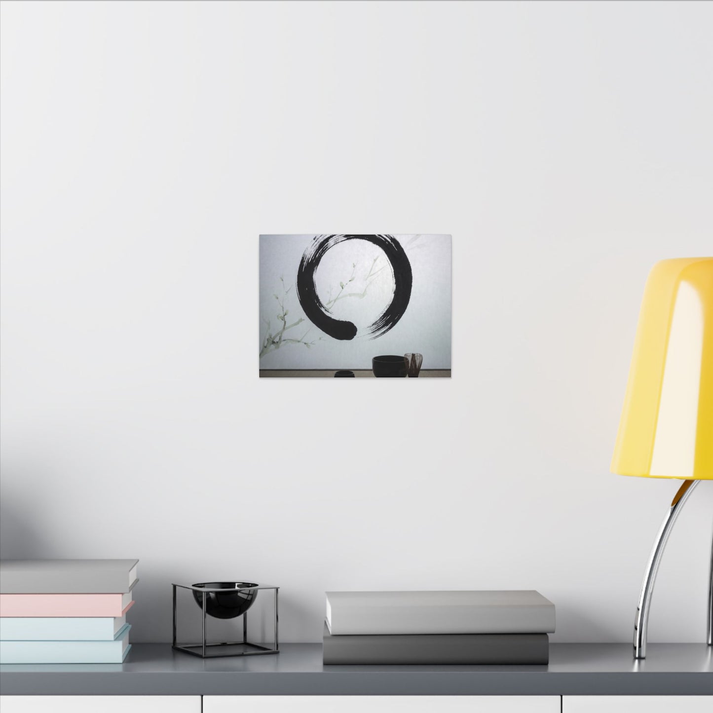 Tea Ceremony Enso Canvas Art | Peaceful Zen Art