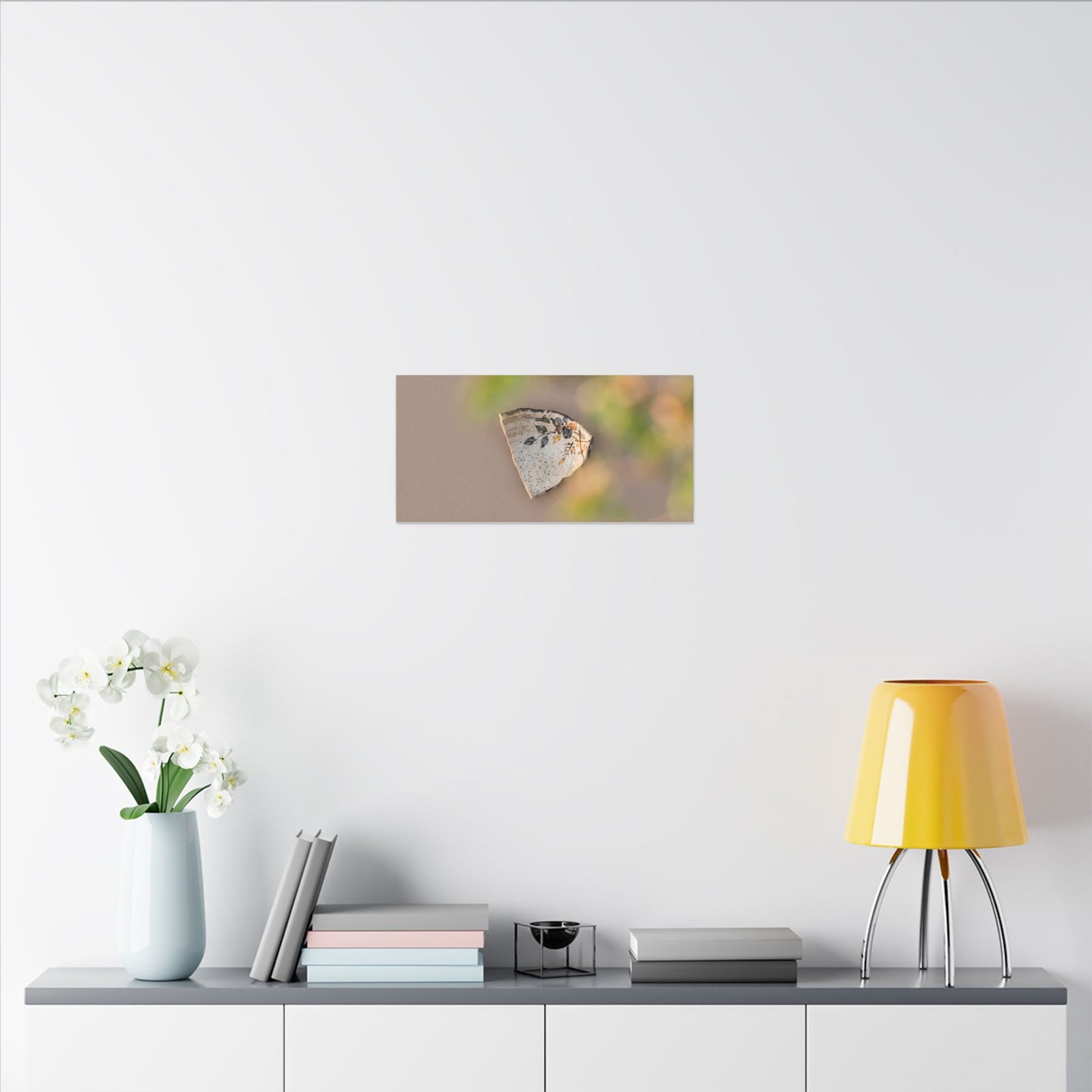 Ceramic Bowl Canvas Art | Spring Japandi Japanese Pattern Art
