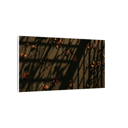 Shadow Play Canvas Art | Autumn Dark Japandi Moody Minimal Art