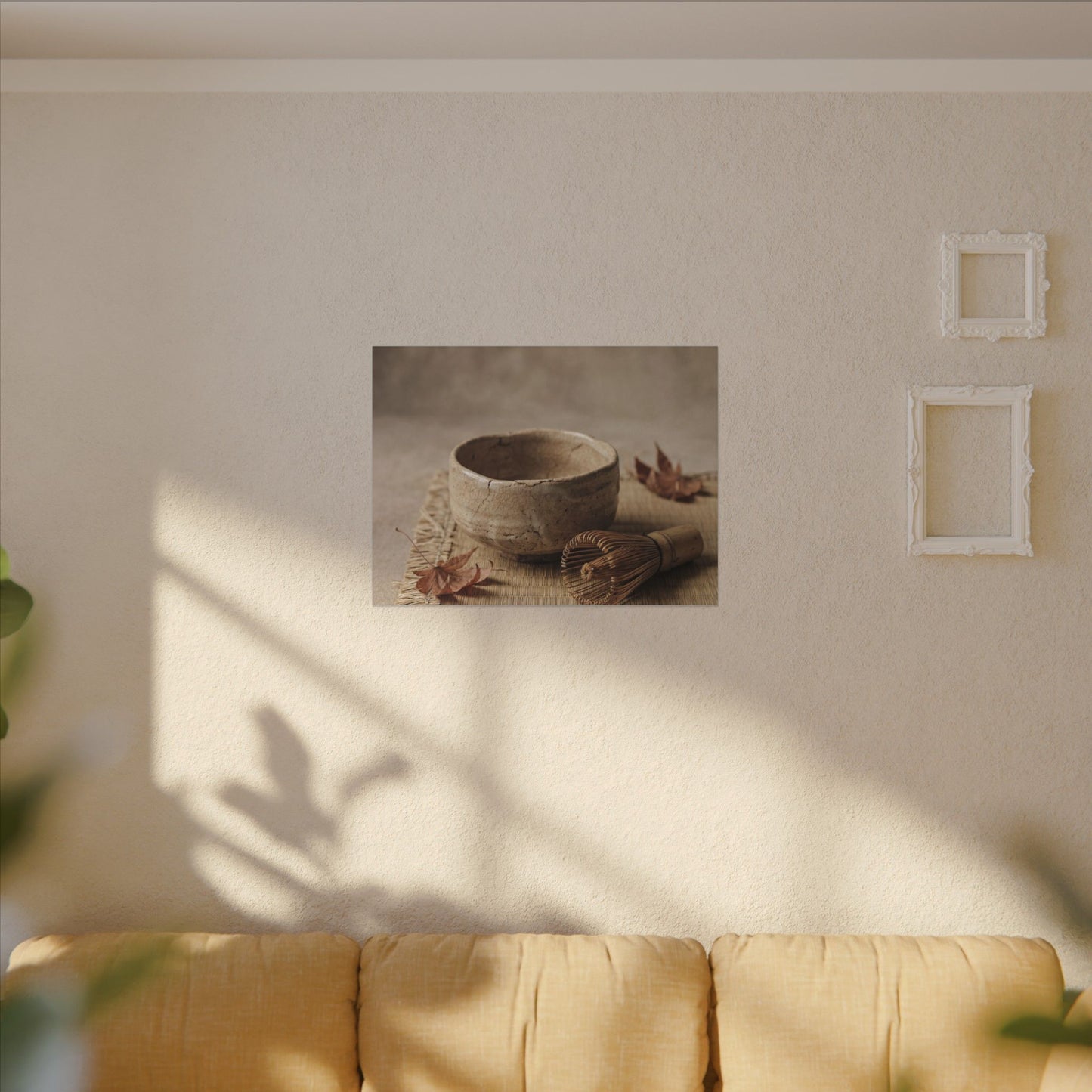 Ma Tea Ceremony Canvas Art - Japandi Texture