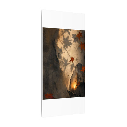 Shadow Play Texture Canvas Art | Neutral Japandi Art