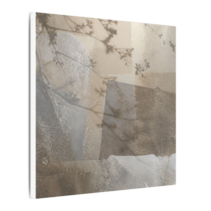 Neutral Shadow Play Canvas Art - Texture Japandi