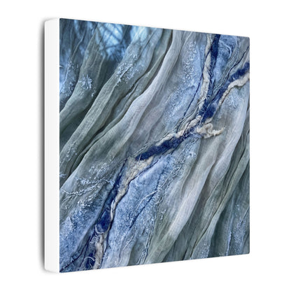 Moonlight Silk Drape Canvas Art - Japandi Mono No Aware
