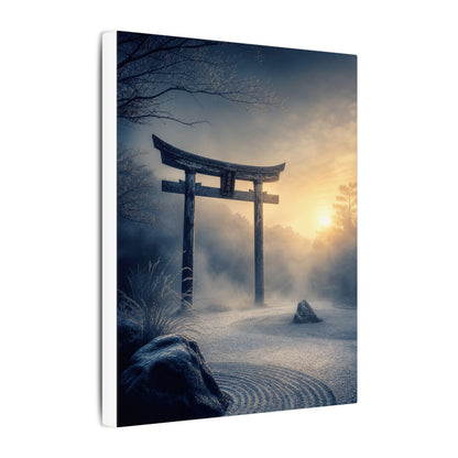 Zen Torii Gate in Golden Hour | Karesansui Canvas Art