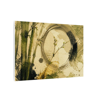 Ink Brushstroke Sumi E Canvas Art | Calm Zen Art