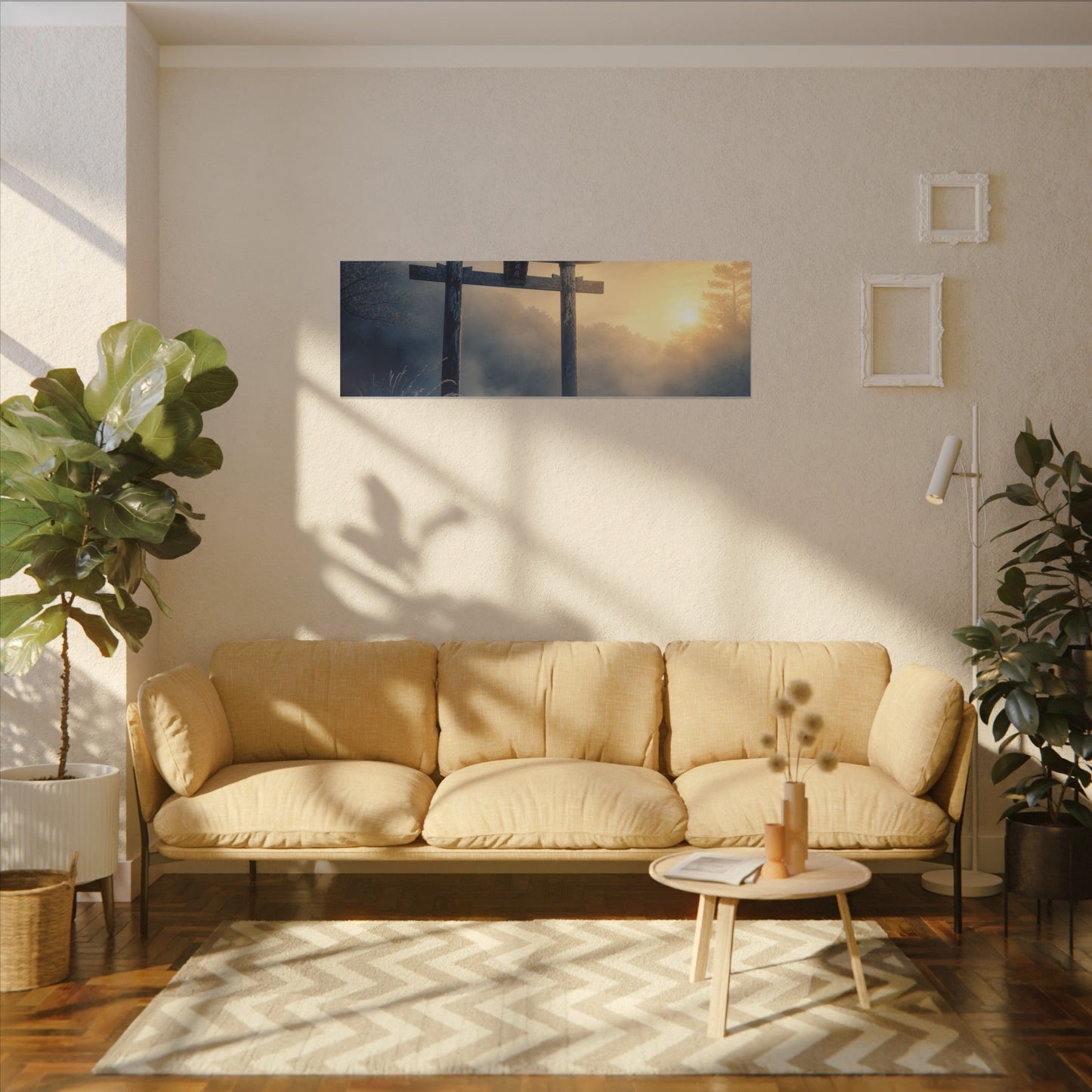 Zen Torii Gate in Golden Hour | Karesansui Canvas Art